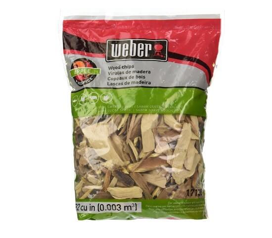 Weber Apple Wood Chips, 2-Pound Pack